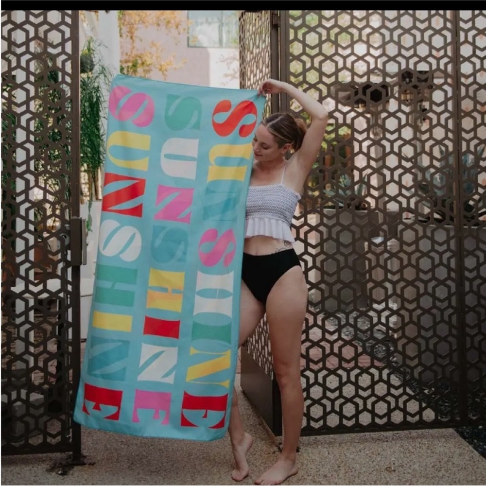 Colorful Sunshine Beach Towel